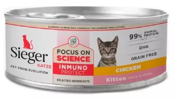 Producto - KATZE KITTEN WET POLLO X 90 GR