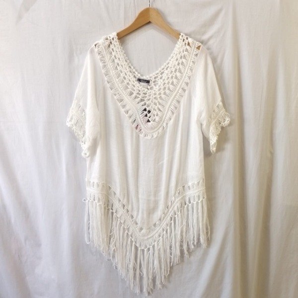 Producto - Remerón Vestido con Flecos - Importado