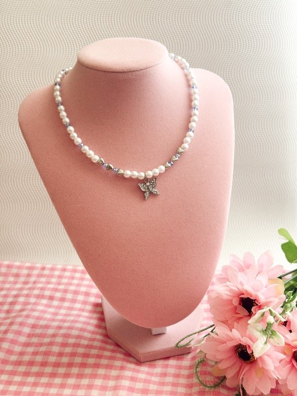 Producto - Collar Mariposa Cristal Azul