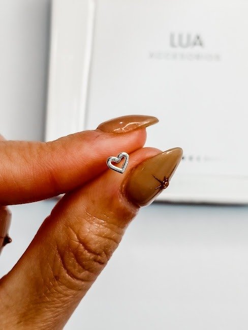 Producto - Aro miniatura CORAZÓN - Plata 925 (unidad)