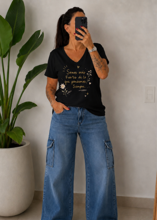 Producto - Remera de algodon negro (472)