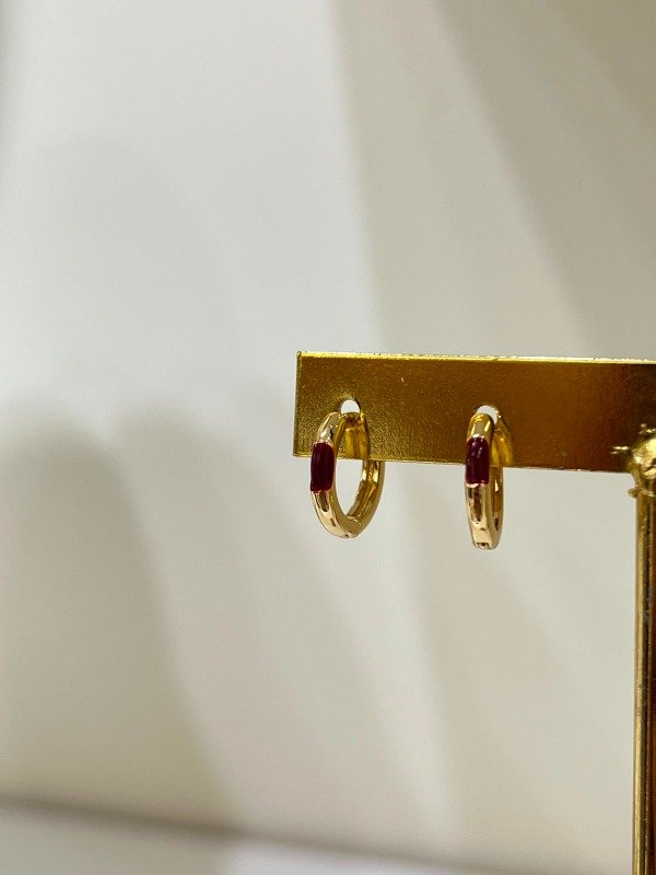 Producto - ARGOLLITA CON DETALLE BORDO - 1