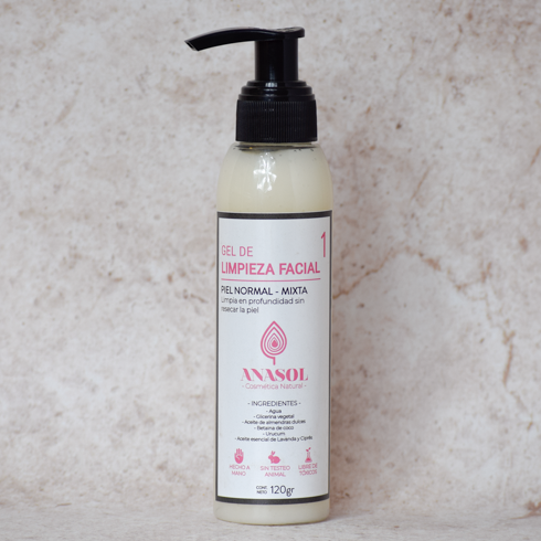Producto - Gel de Limpieza Facial - 120 Gr - Anasol