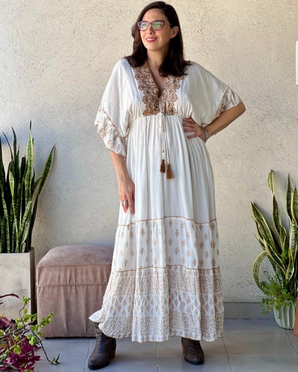 Producto - Folk Espalda Abierta Bordado M a XL