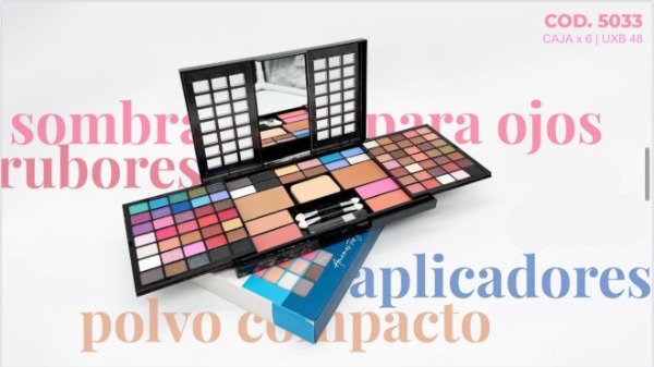 Producto - Paleta de maquillaje completa Tejar