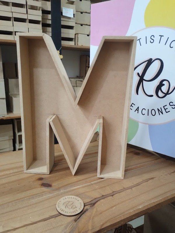 Producto - NUMERO O LETRA 30CM - 3D
