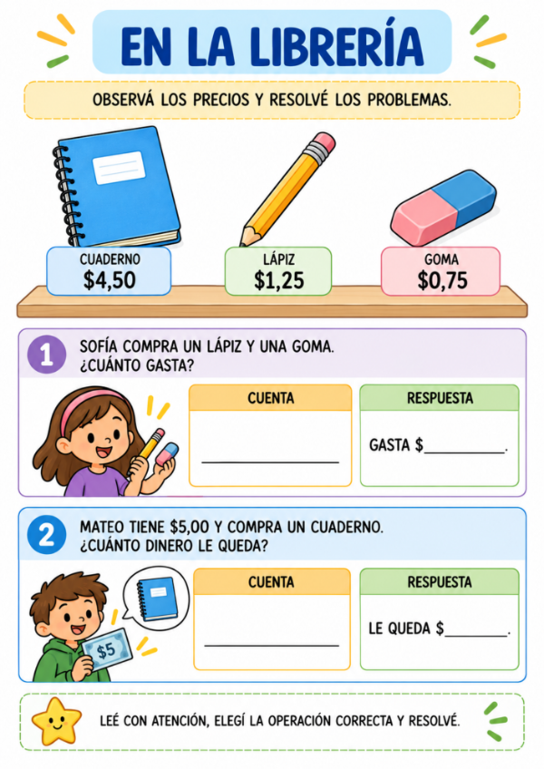 Producto - Decimales en acción: Situaciones problemáticas sencillas - 14