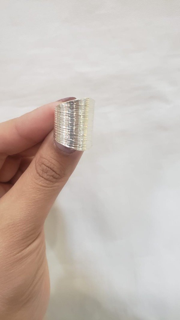 Producto - Anillo lineas plata - 0