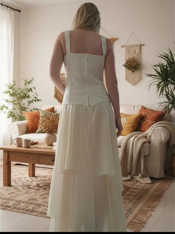 Producto - Vestido Novia señora corset con falda irregular - 3