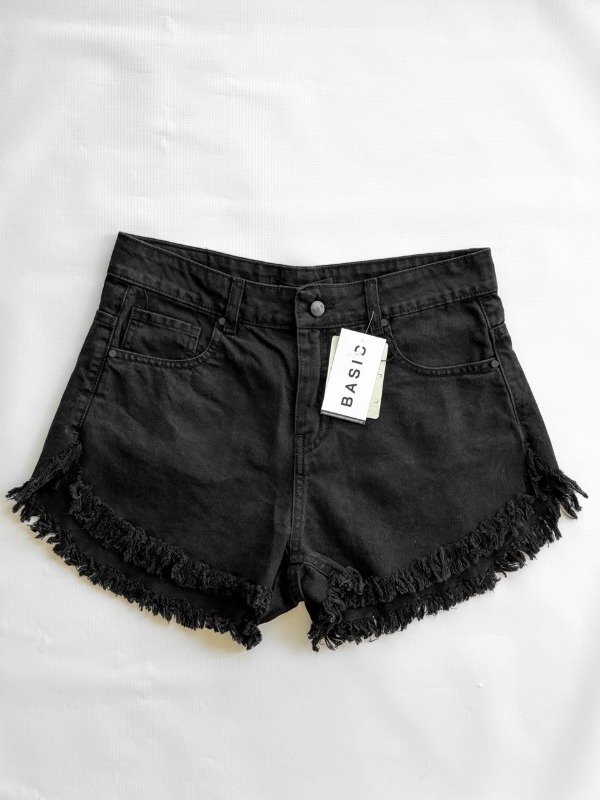 Producto - Short Rally negro tiro medio TALLE 40 CG - 0