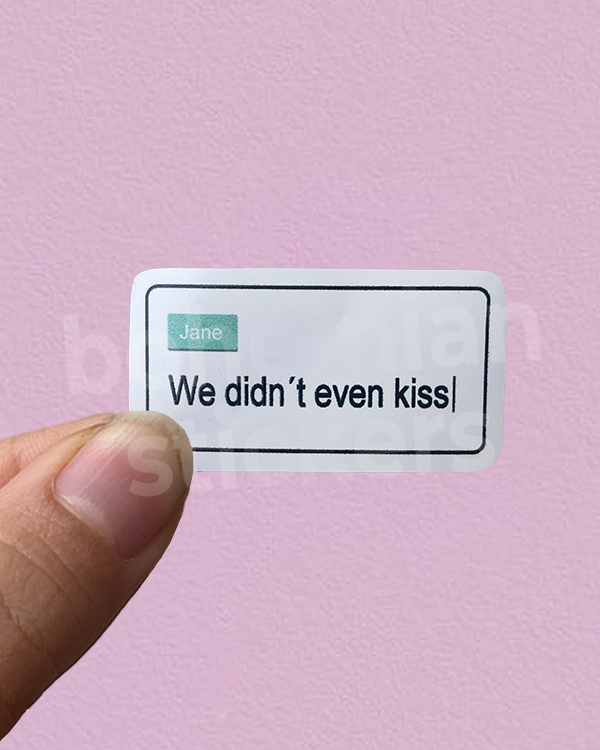 Producto - KISS - Sticker individual de Heated Rivalry