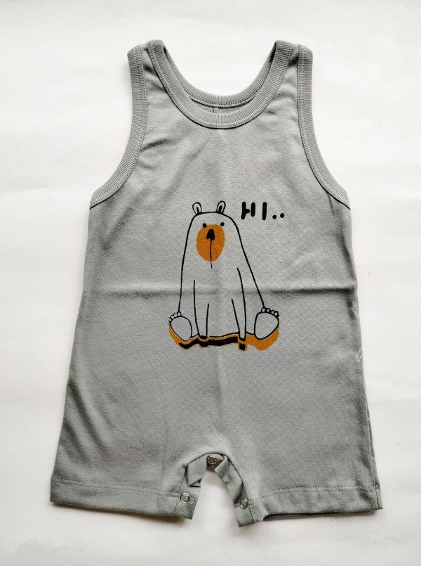 Producto - ARTICULO 287-B- ENTERISO MUSCULOSA DE ALGODON GRIS ESTAMPA OSITO HI