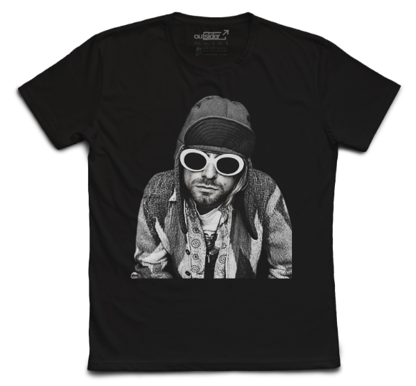 Producto - Remera Nirvana - Kurt Cobain #2 - Negra - 0