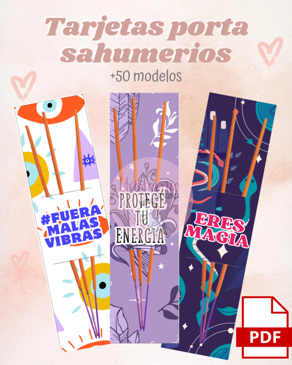 Producto - Tarjetas porta sahumerios multiuso
