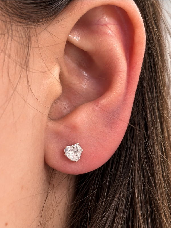 Producto - Abridor corazón mediano de plata laminada