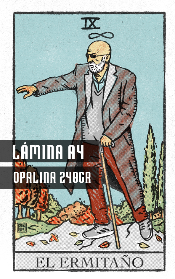 Producto - Lámina A4 - El Ermitaño (Indio)