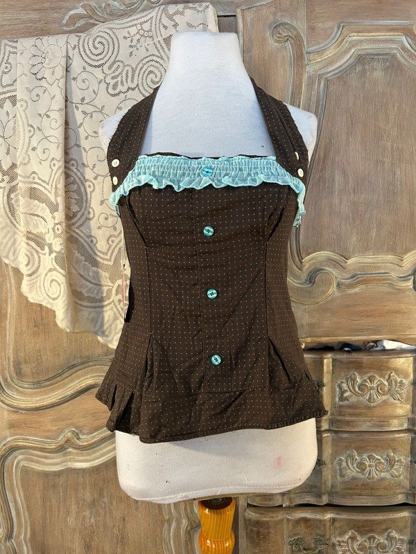 Producto - Top Brown Polka