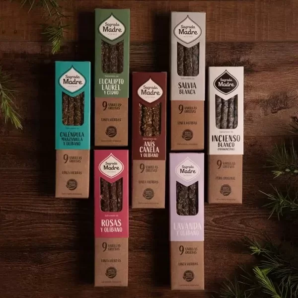 Producto - Sahumerios Sagrada Madre Línea Hierbas