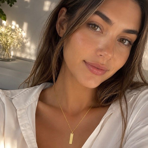 Producto - Collar Barra en Plata 925 Dorado - 0