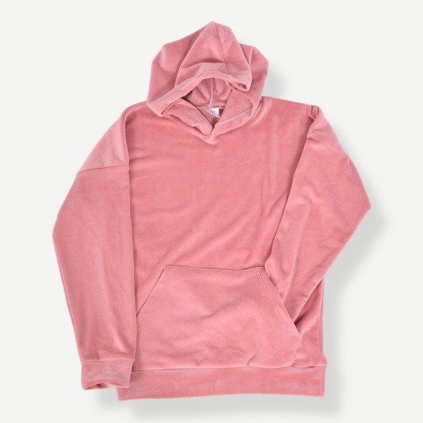 Producto - BUZO OVER PLUSH ROSA TALLE 8
