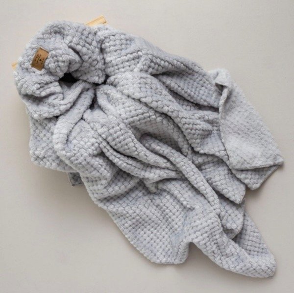 Producto - Manta piel gris