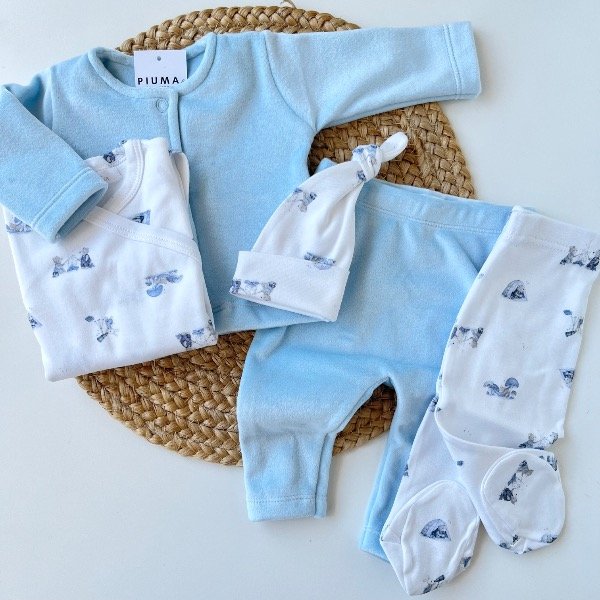 Producto - Conjunto plush Celeste - 3