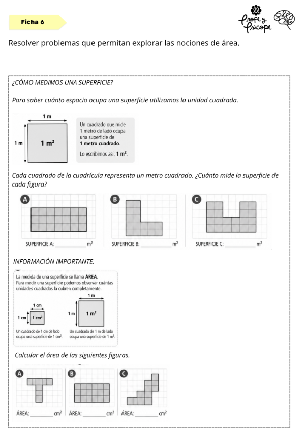 Producto - PERÍMETRO Y ÁREA: 6to GRADO - 10