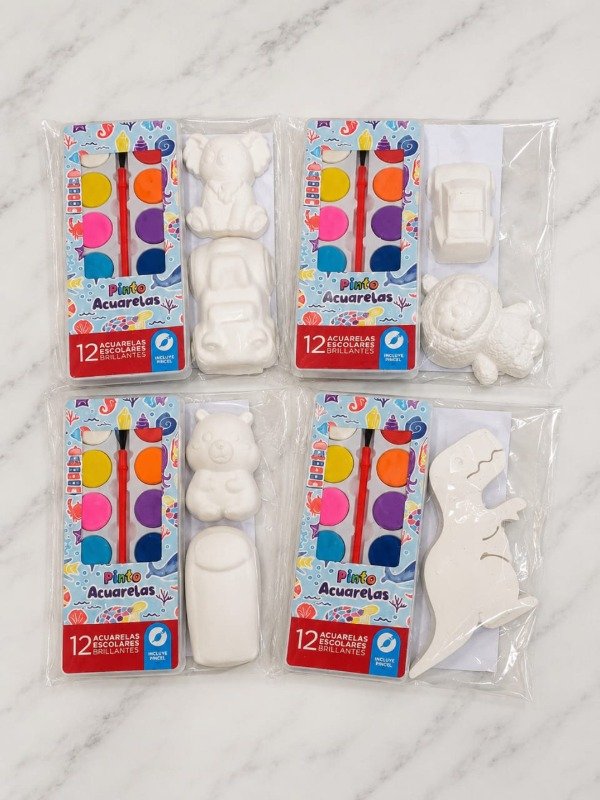 Producto - FIGURAS DE YESO Y ACUARELAS