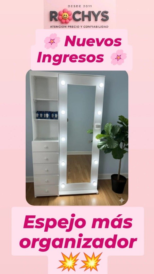 Producto - ESPEJO MAS ORGANIZADOR