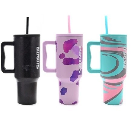 Producto - VASO TERMICO SKORA ESTAMPADO CON SORBETE 1200ML