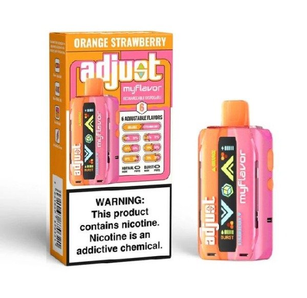 Producto - (POD DESCARTABLE) ADJUST 40K - ORANGE STRAWBERRY