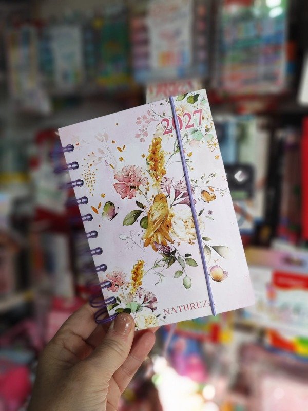 Producto - Agenda Diaria Pocket Naturaleza A6 2027 c/espiral - 0