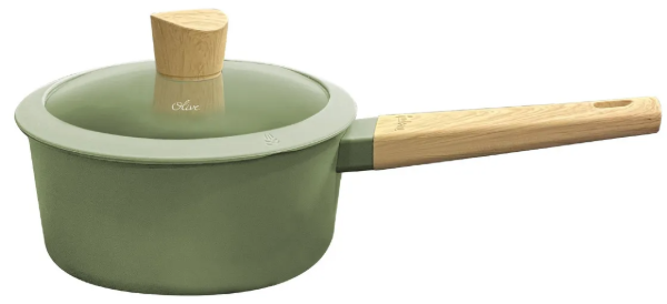 Producto - CACEROLA HUDSON 18CM ALUMINIO ANTIAD OLIVE C/MANGO