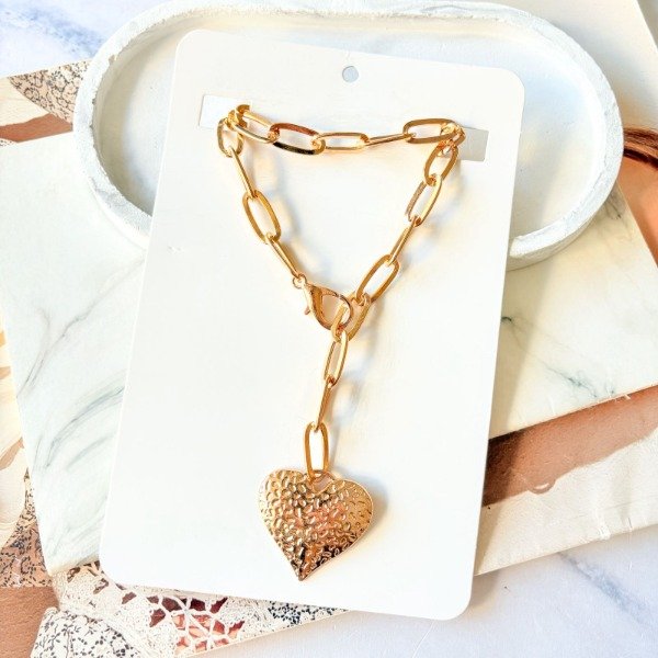 Producto - Collar Big Heart Golden