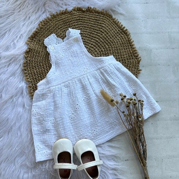 Producto - Vestido Luna de Broderie talles desde RN a 3 años - 0