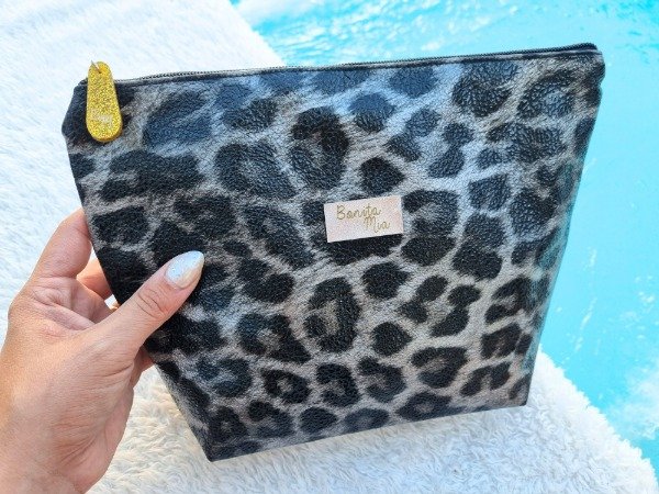 Producto - NECESER XL BONITA MIA PRINT GRIS