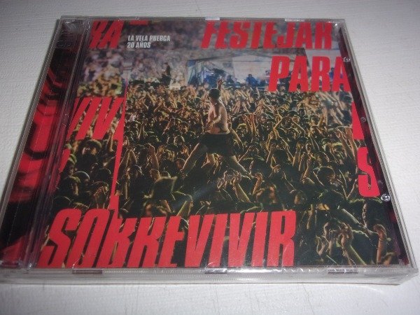 Producto - 2 CDS LA VELA PUERCA 20 AÑOS FESTEJAR PARA SOBREVIVIR NUEVO PROMO 38E