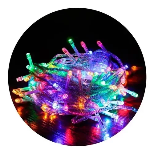 Producto - LUCES NAVIDEÑAS LED X 100 MULTICOLOR "NAVIDAD"