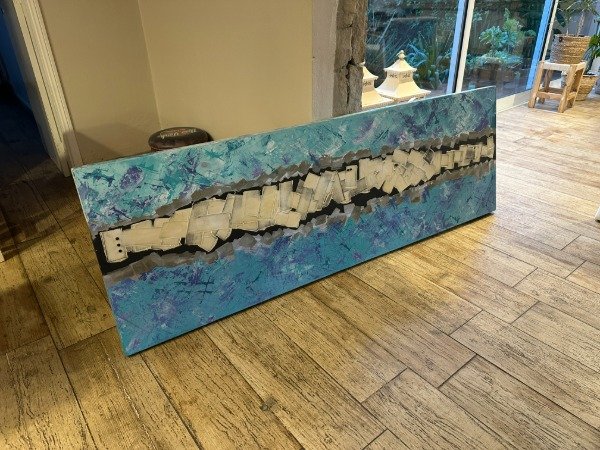 Producto - OLEO ABSTRACTO EN BASTIDOR 180x60 #11580