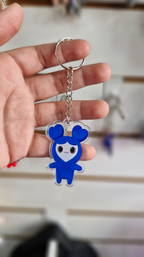 Producto - TWICE - LLAVERO ACRÍLICO LOVELY TZUVELY (TZUYU'S) AZUL