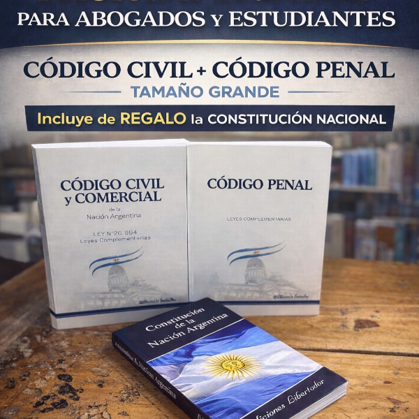 Producto - Código Civil + Penal Tamaño Grande 2026 + Regalo.