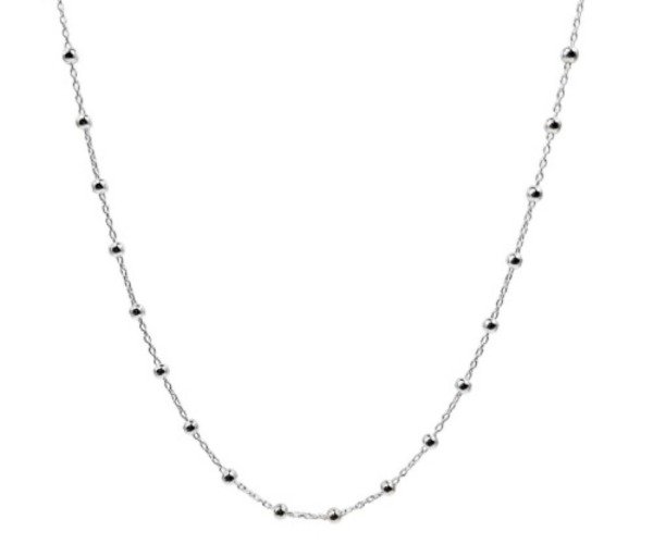 Producto - Cadena con bolitas 42cm con 3 cm extensor