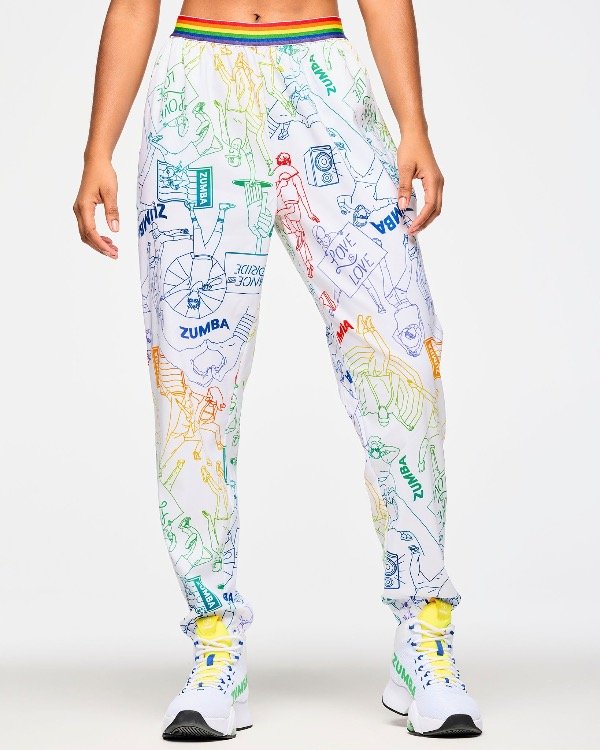 Producto - Zumba Elastic Waistband Slouch Woven Pants - 0