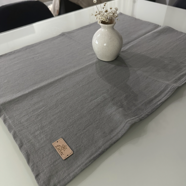 Producto - Mantel matero liso gris - 0