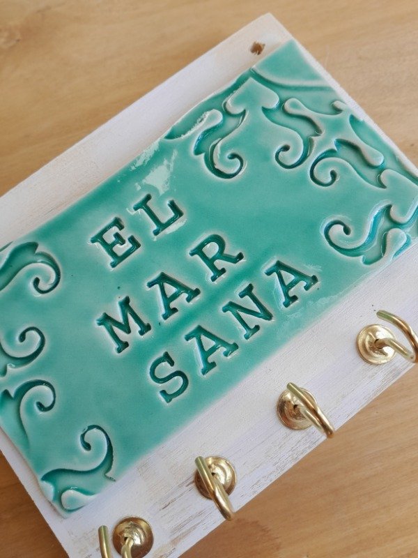 Producto - Llavero EL MAR SANA (Aqua)
