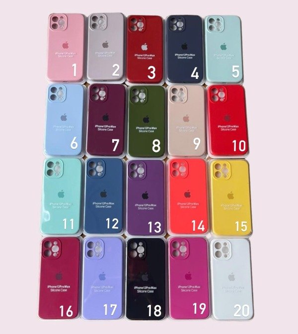 Producto - Silicone Case FULL COVER iPhone 12 Pro Max
