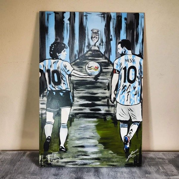 Producto - MARADONA MESSI POP ART - 0