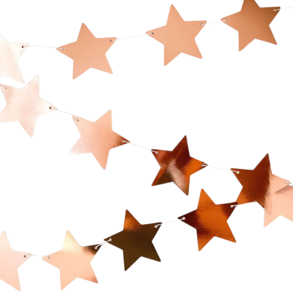 Producto - Guirnalda Estrella Rosa Gold