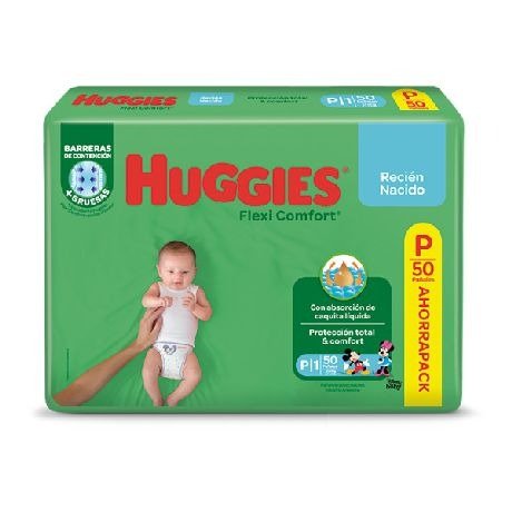 Producto - huggies verde p x 50