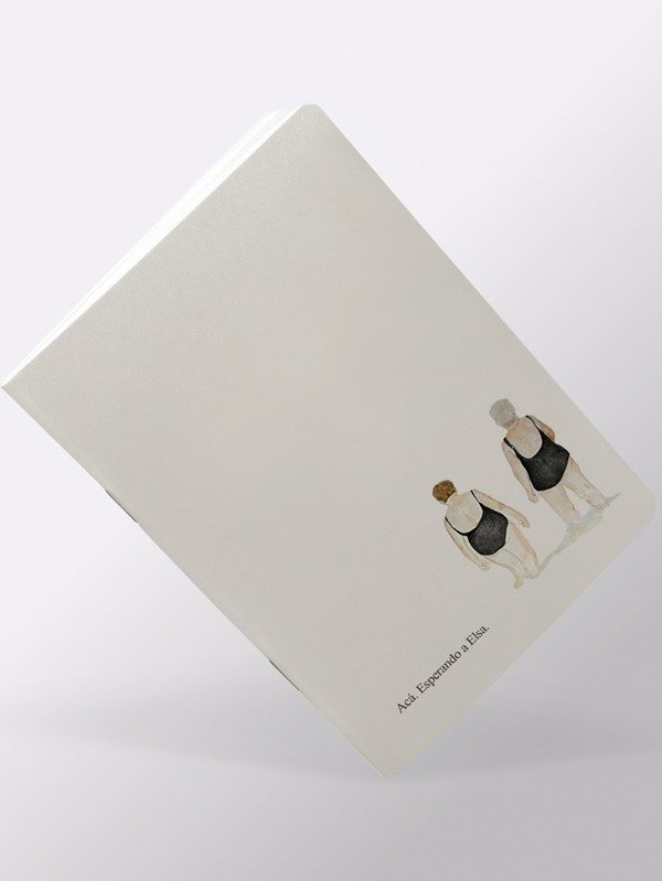 Producto - Libreta ACÁ ESPERANDO A ELSA en acuarela